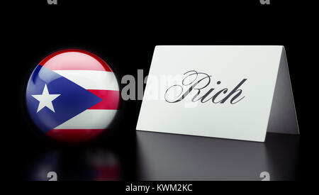 Puerto Rico Concept riche en haute résolution Banque D'Images