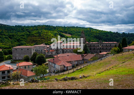 Monastère d'Oseira en Galice Espagne Banque D'Images