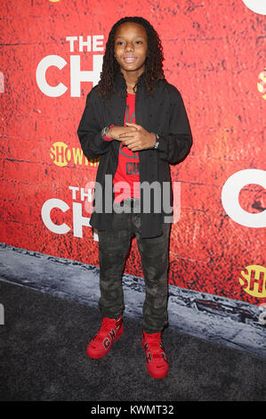 Los Angeles, Californie, États-Unis. 3 janvier 2018. 03 janvier 2018 - Los Angeles, Californie - Michael Epps. Showtime's ''The Chi'' Los Angeles Premiere a eu lieu au Downtown Independent. Crédit photo : F. Sadou/Admedia Banque D'Images