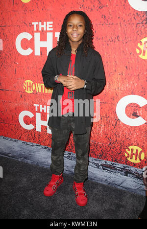 Los Angeles, Californie, États-Unis. 3 janvier 2018. 03 janvier 2018 - Los Angeles, Californie - Michael Epps. Showtime's ''The Chi'' Los Angeles Premiere a eu lieu au Downtown Independent. Crédit photo : F. Sadou/Admedia Banque D'Images