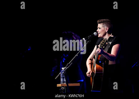 Le groupe de country américain Dixie Chicks effectue un concert live à Falconer Salen à Copenhague. La bande du Texas se compose des trois femmes Emily Robison, Martie Maguire et Natalie Maines (photo). Danemark 20/03 2014. Banque D'Images