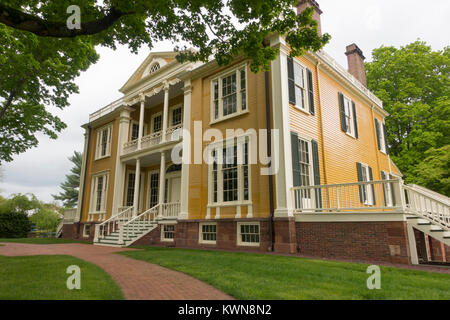 Boscobel house et jardins NY Garnison Banque D'Images