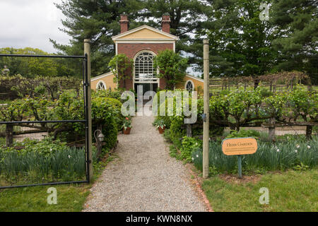 Boscobel house et jardins NY Garnison Banque D'Images