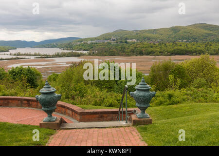 Boscobel house et jardins NY Garnison Banque D'Images