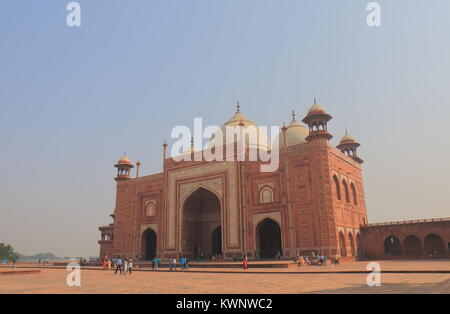 Mihman Khana au Taj Mahal à Agra Inde complexe. Banque D'Images