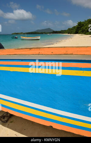 Paradise Beach, Carriacou, Grenade, Îles Caraïbes Banque D'Images