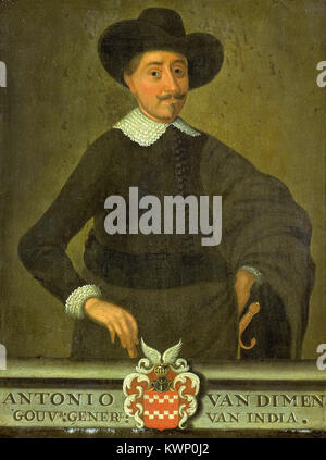 Anthony Van Diemen (1593 - 19 avril 1645) gouverneur colonial néerlandais Banque D'Images