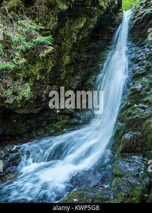 Dickson Falls, parc national de Fundy, la baie de Fundy, Nouveau-Brunswick, Canada. Banque D'Images