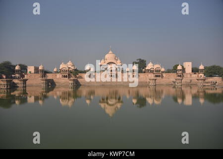 Kusum Sarovar, Vrindavan, Mathura, Inde Banque D'Images