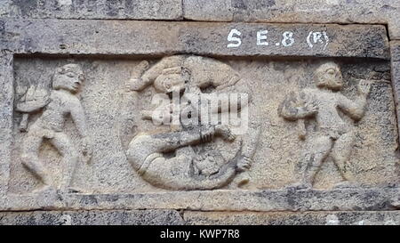 Temple Srisailam, Andhra Pradesh, Inde Banque D'Images