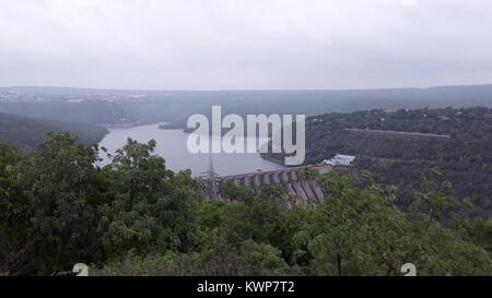 Temple Srisailam, Andhra Pradesh, Inde Banque D'Images