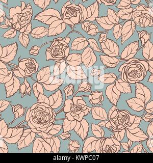 Vecteur de couleur de motif fleurs rose transparent Illustration de Vecteur