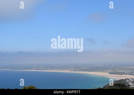 Paysage Plage Cornwall Banque D'Images