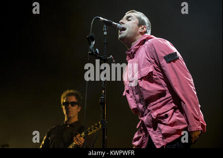 Liam Gallagher joue du SSE Hydro dans le cadre de son "continuer comme ça" tournée en solo. Avec : Liam Gallagher Où : Glasgow, Royaume-Uni Quand : 04 déc 2017 : Crédit d'Euan Cherry/WENN.com Banque D'Images