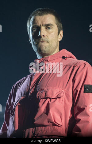 Liam Gallagher joue du SSE Hydro dans le cadre de son "continuer comme ça" tournée en solo. Avec : Liam Gallagher Où : Glasgow, Royaume-Uni Quand : 04 déc 2017 : Crédit d'Euan Cherry/WENN.com Banque D'Images