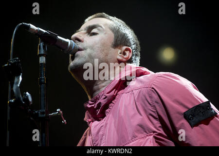 Liam Gallagher joue du SSE Hydro dans le cadre de son "continuer comme ça" tournée en solo. Avec : Liam Gallagher Où : Glasgow, Royaume-Uni Quand : 04 déc 2017 : Crédit d'Euan Cherry/WENN.com Banque D'Images