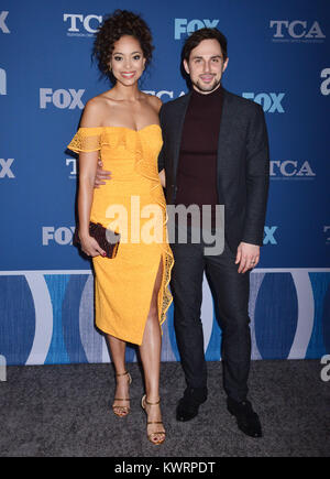 Pasadena, États-Unis. 4 janvier, 2018. L'Amber Stevens West  + Andrew J. West assiste à la FOX All-Star Partie durant l'hiver 2018 TCA Tour du Langham Huntington, Pasadena le 4 janvier 2018 à Pasadena, en Californie. Credit : Tsuni / USA/Alamy Live News Banque D'Images
