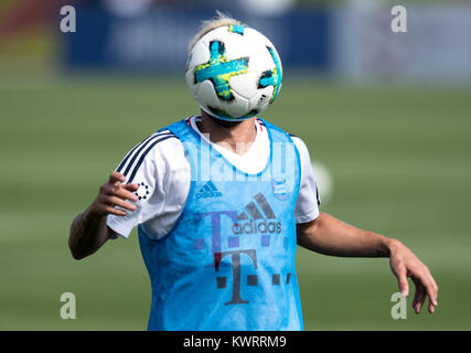 Doha, Qatar. 5Th Jan, 2018. Rafinha en action à un camp d'entraînement du FC Bayern Munich à Doha, Qatar, le 5 janvier 2018. L'équipe de Bundesliga se prépare pour le reste de la saison jusqu'à 7 Janvier. Crédit : Sven Hoppe/dpa/Alamy Live News Banque D'Images