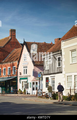 Grande Rue Dedham, Essex, Angleterre, Pays de Constable Banque D'Images