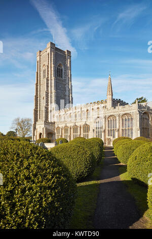 L'église St Mary Dedham, Essex, Angleterre, Pays de Constable Banque D'Images