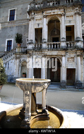 Villa d'Este à Tivoli, fontaine et jardin près de Roma, Italie Banque D'Images