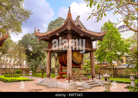 Temple de la littérature à Hanoi, Vietnam Banque D'Images