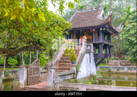 La Pagode au Pilier Unique de Hanoi, Vietnam Banque D'Images