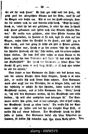 De Kinder und Hausmärchen Grimm 1857 V2 041 Banque D'Images