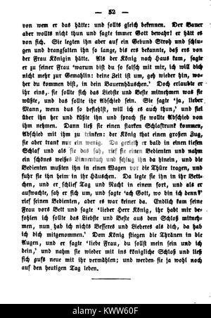 De Kinder und Hausmärchen Grimm 1857 V2 072 Banque D'Images