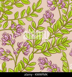 Astragalus vector pattern transparente sur un fond de couleur Illustration de Vecteur