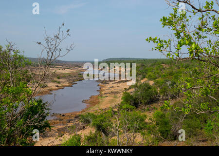 Vue depuis n'wamanzi Lookout sur Olifants River Banque D'Images