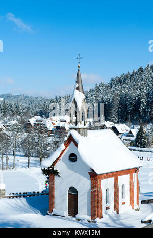 Deutschland, Landkreis Breisgau-Hochschwarzwald, Hinterzarten, Kapelle beim niedergebrannten Kesslerhof Banque D'Images