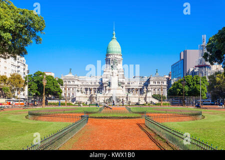 Le Palais des Congrès national argentin (Palacio del Congreso) est un siège du Congrès national argentin à Buenos Aires, Argentine Banque D'Images