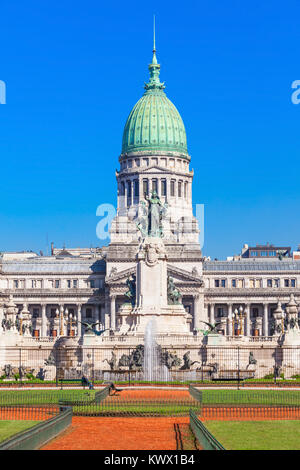 Le Palais des Congrès national argentin (Palacio del Congreso) est un siège du Congrès national argentin à Buenos Aires, Argentine Banque D'Images