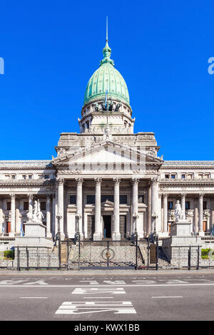 Le Palais des Congrès national argentin (Palacio del Congreso) est un siège du Congrès national argentin à Buenos Aires, Argentine Banque D'Images