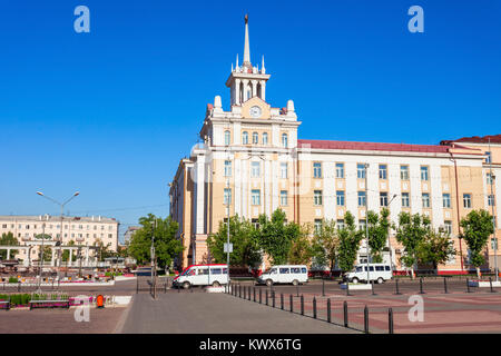 Maison de Radio Dom dans Ulan-Ude, République de Bouriatie en Russie Banque D'Images