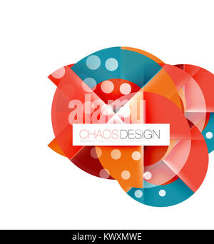 Les cercles en pointillé, abstract background Banque D'Images