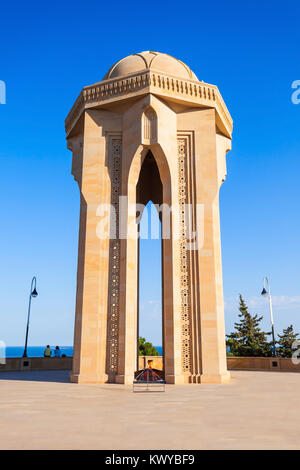 Monument à l'allée ou de martyrs Martyrs, anciennement le parc Kirov. Banque D'Images