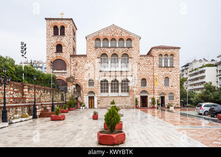 L'église de Saint Demetrius ou Hagios Demetrios est le principal sanctuaire dédié à Saint Démétrius, le saint patron de Thessalonique, dans le centre de Mace Banque D'Images