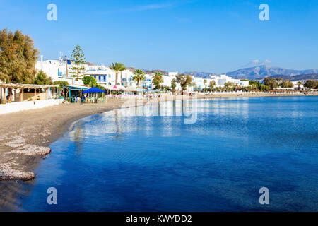 Agios Georgios Beach Naxos ville ou Saint George Beach, Naxos island en Grèce Banque D'Images