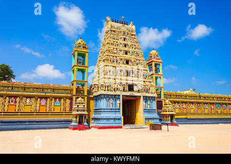 L'Alvar Vallipuram ou Valipura Aalvar Vishnu Kovil est un temple hindou près de Jaffna, au Sri Lanka. L'Alvar Vallipuram Kovil est considéré comme l'un des plus anciens H Banque D'Images