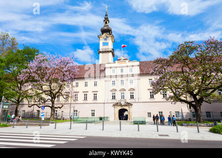 Linzer Landhaus est un bâtiment de style renaissance à Linz, Autriche. Linz Landhaus est le siège de la province de Haute-Autriche. Banque D'Images