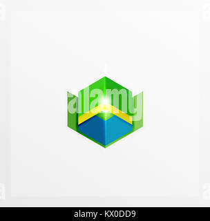 Des bannières, des milieux d'affaires et des présentations de modèles infographiques Banque D'Images