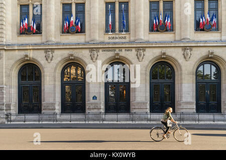 France, Paris (75), la Sorbonne Banque D'Images