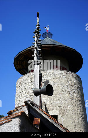 DORMACH, SUISSE - CIRCA Août 2015 Haut de château tour de Dornach Banque D'Images