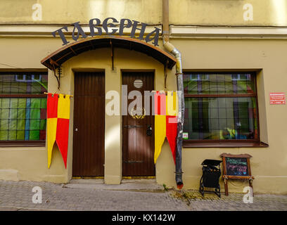 Vyborg, Russie - 6 Oct, 2016. Un vieux restaurant au centre-ville à Vyborg, Russie. Vyborg est à la tête de la baie de Vyborg du golfe de Finlande, 113 km Banque D'Images