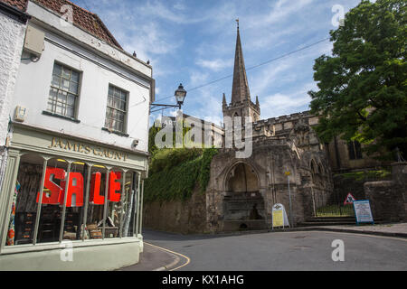 L'église Saint John's Frome, Somerset, Angleterre Banque D'Images