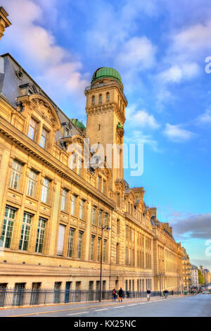 Façade de l'Université Paris-Sorbonne en France Banque D'Images