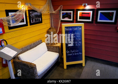 "Planet Ocean" Restaurant, Étaples-sur-Mer, Pas-de-Calais, France Banque D'Images