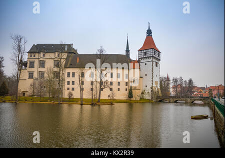 Blatna château d'eau en Bohême du Sud, République Tchèque Banque D'Images